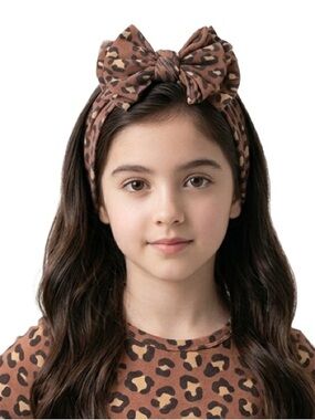 Baby bling cheetah print baby headband